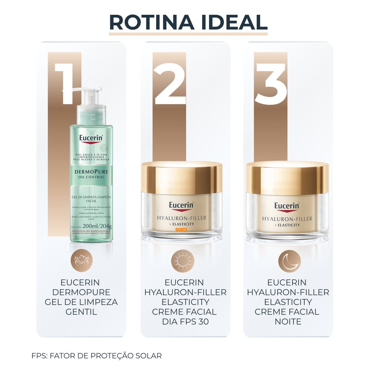 Eucerin Hyaluron-Filler Elasticity Creme Dia FPS 30 50ml Antirrugas